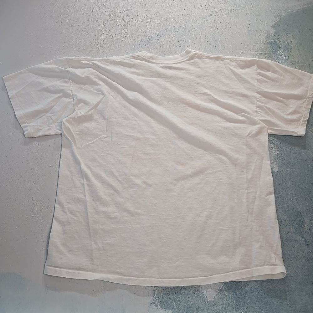 VTG Bart Simpson Mens XL Gulf War Boot‎ DIY T Shirt White Iraq Single Stitch USA - Picture 8 of 10